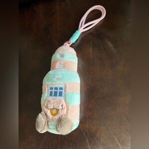 3/$25❤️Brand New Large Plush Bag and Keychain